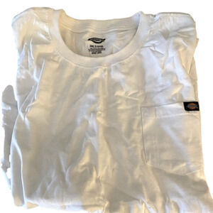 Dickie Men's T-shirt 3 XL tall White‎ Work Comfort Shirt